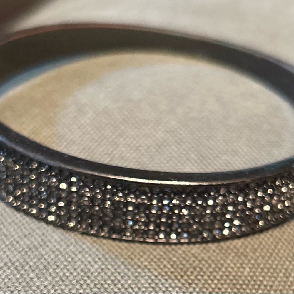 Elegant Black Bangle Bracelet